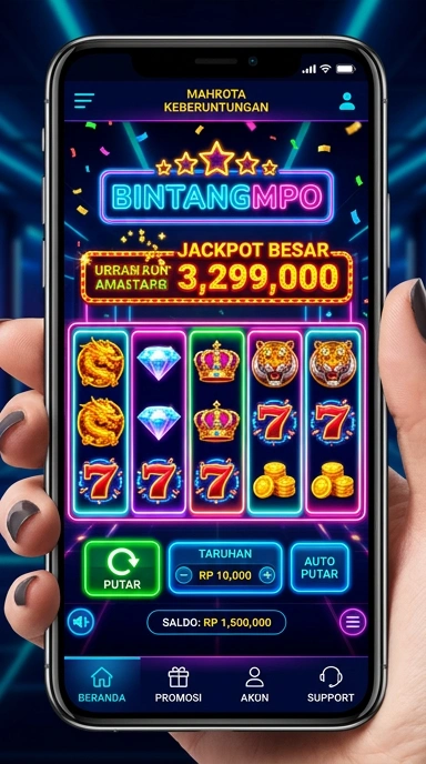 Tangkap layar antarmuka bintangmpo yang bersih dan menarik.
